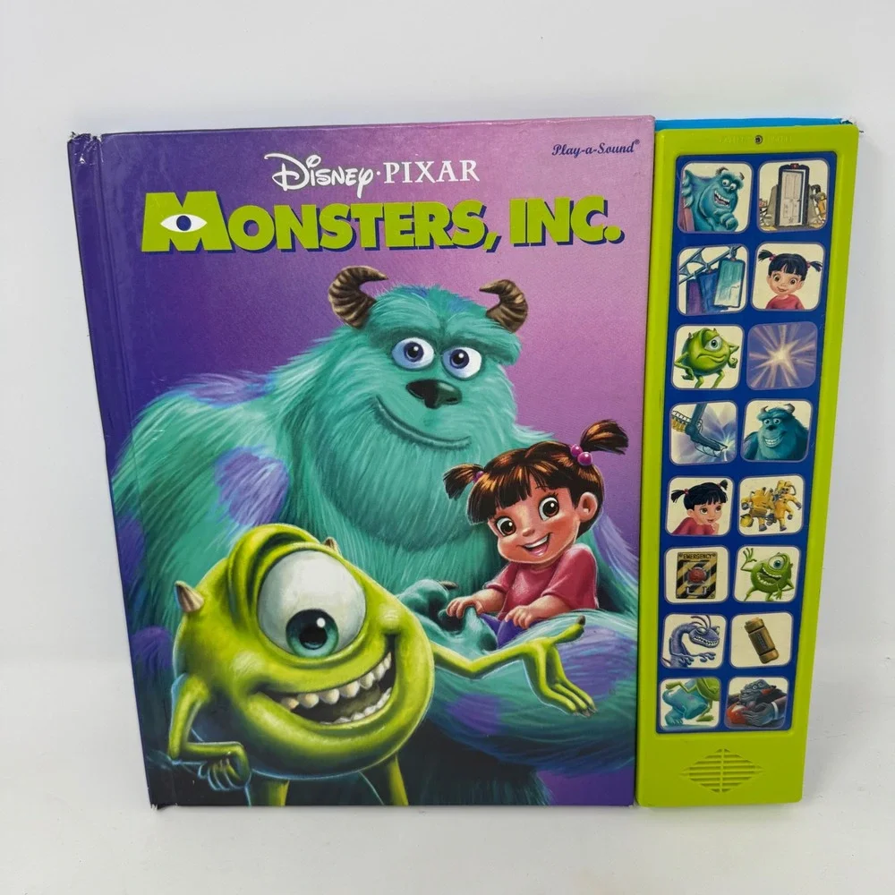 Disney Pixar Monsters‎ Inc Play-a-Sound Book 16 Sounds Vintage Works